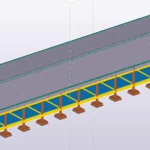 مخططات مستودع تربية دواجن 14×48م